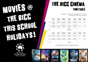Cinema Blackwater September School Holiday Timetable